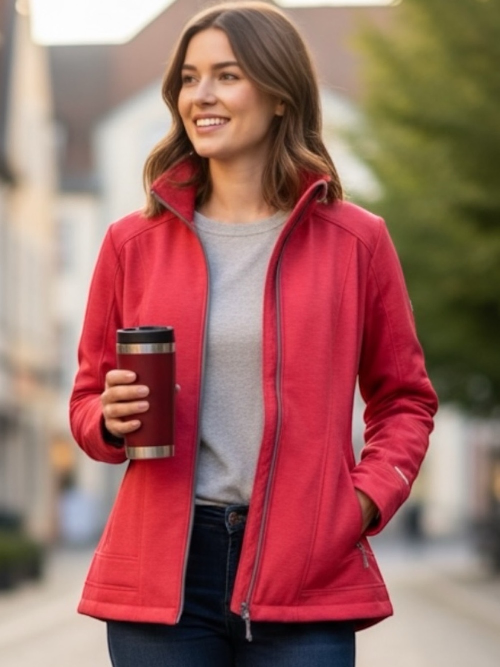 FREE COUNTRY Softshell All-Weather Jacket w/Removable Hood